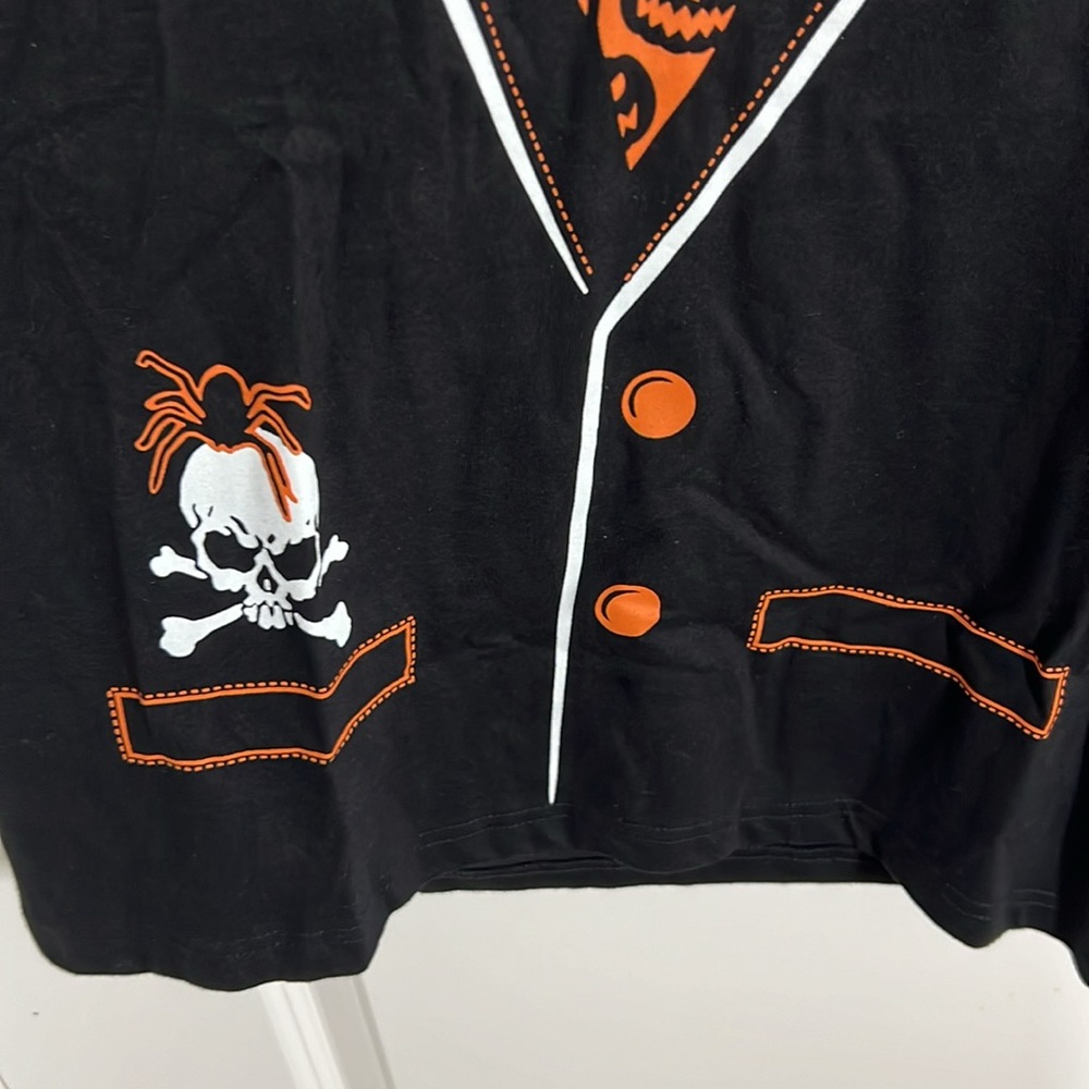 Denim & Flower Halloween Long Sleeve Cotton Shirt Men’s Size S - Picture 3 of 5